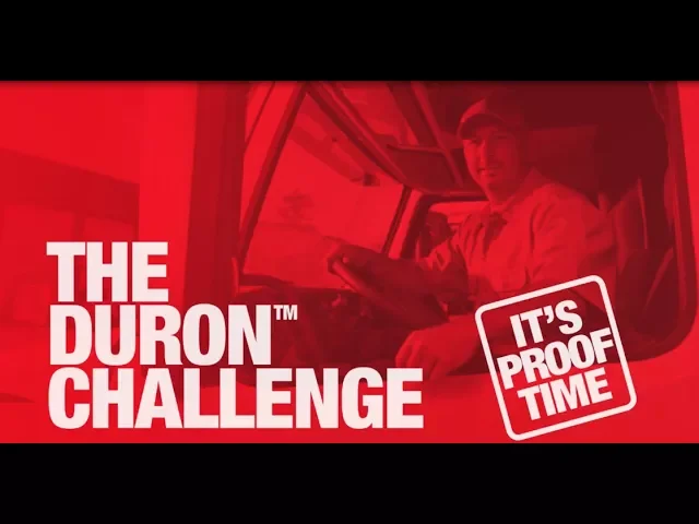  It’s PROOF TIME. The DURON™ Challenge: real savings, no risk