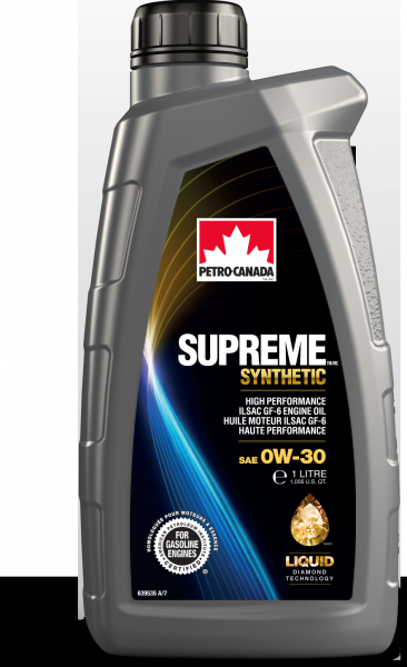 SUPREME Synthetic 0W-20, 0W-30, 5W-20, 5W-30, 10W-30